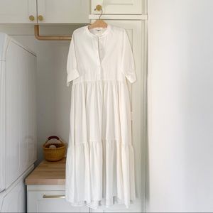 Ali Golden Raglan Tiered Dress